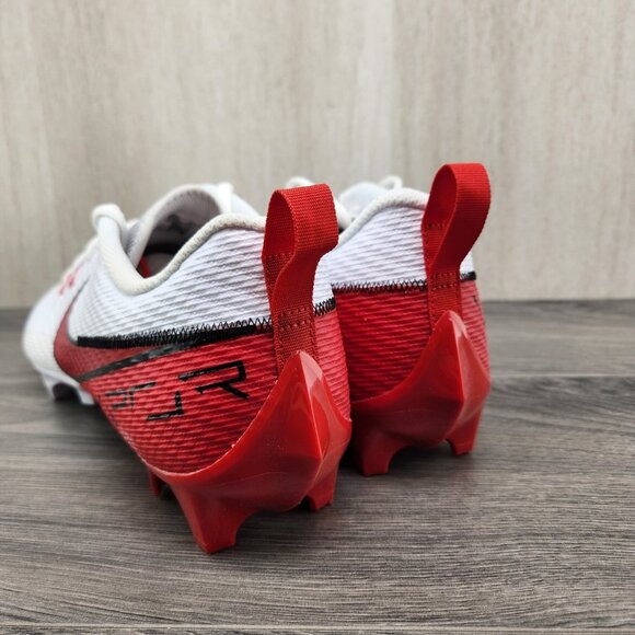 Nike Vapor Edge Speed 360 2 Size 13 Mens White University Red Football Cleats - Picture 8 of 11